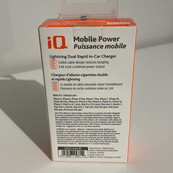 iQ Mobile Power Rapid In-Car Charger - Picture 3 of 6